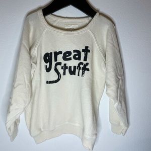 The Great. Little College Sweatshirt Size 3T